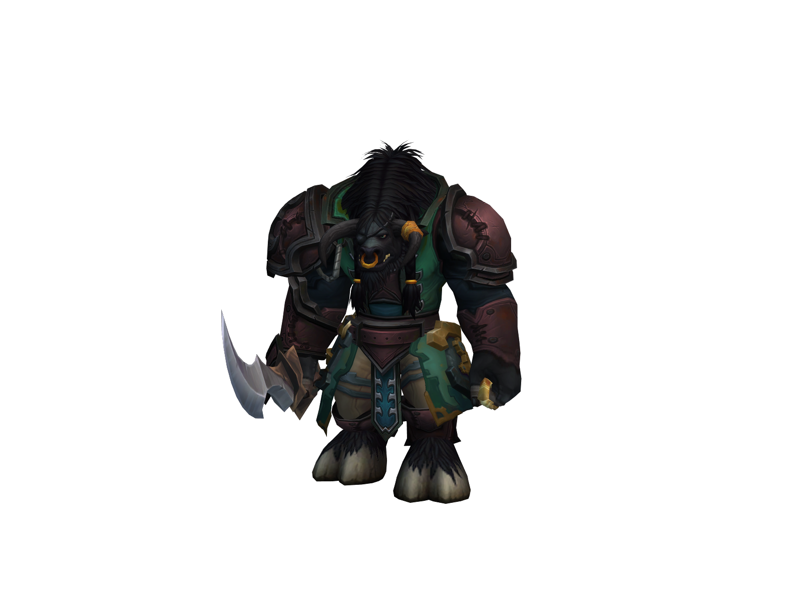 Paug 3D character render