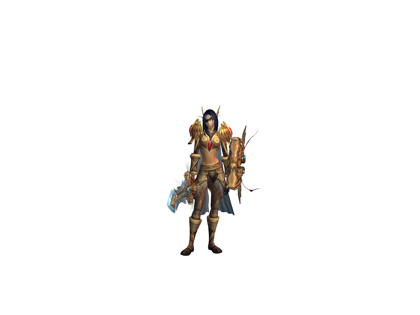 Naymah 3D character render