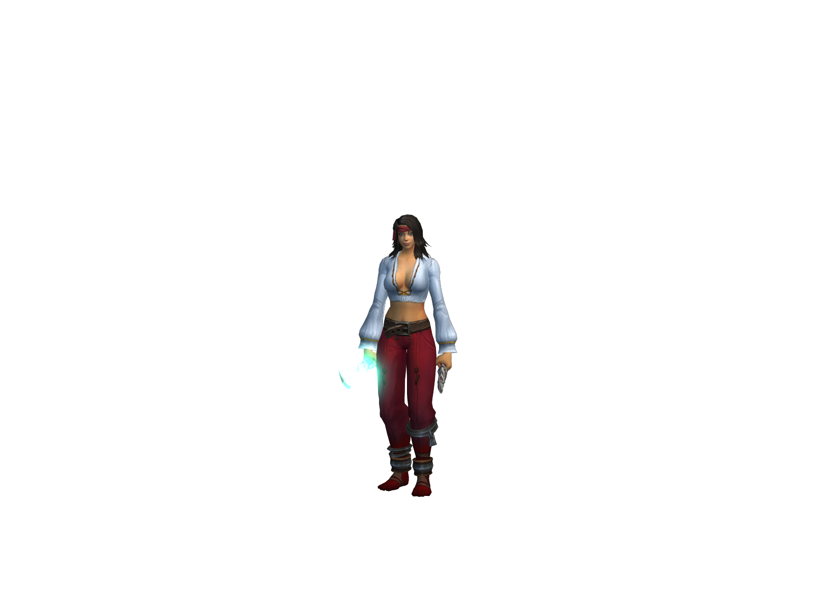 Flattire 3D character render