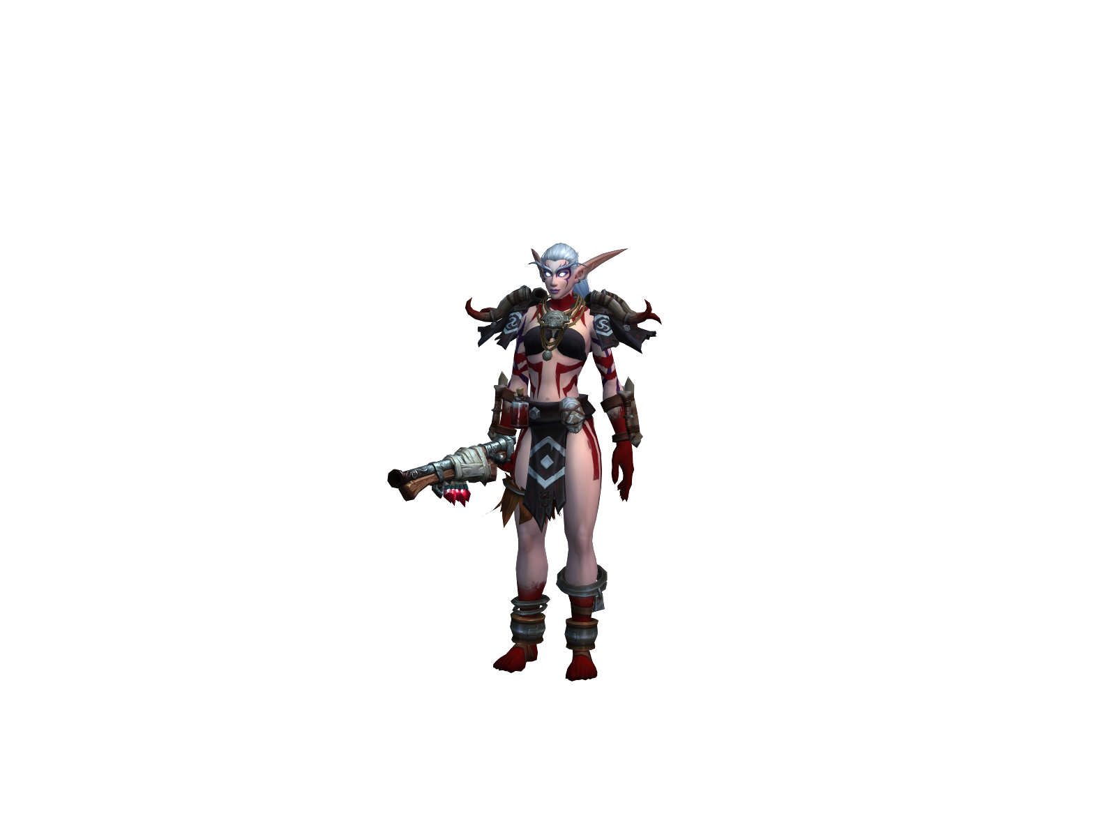 Pescyelf 3D character render