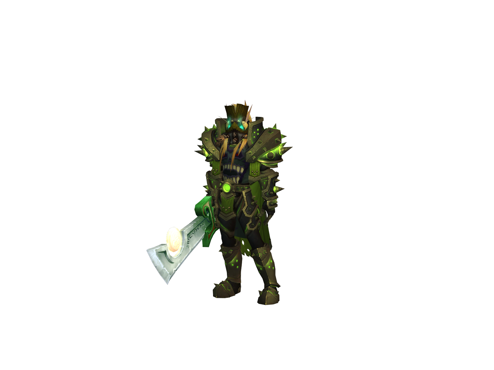 Cleavadin 3D character render