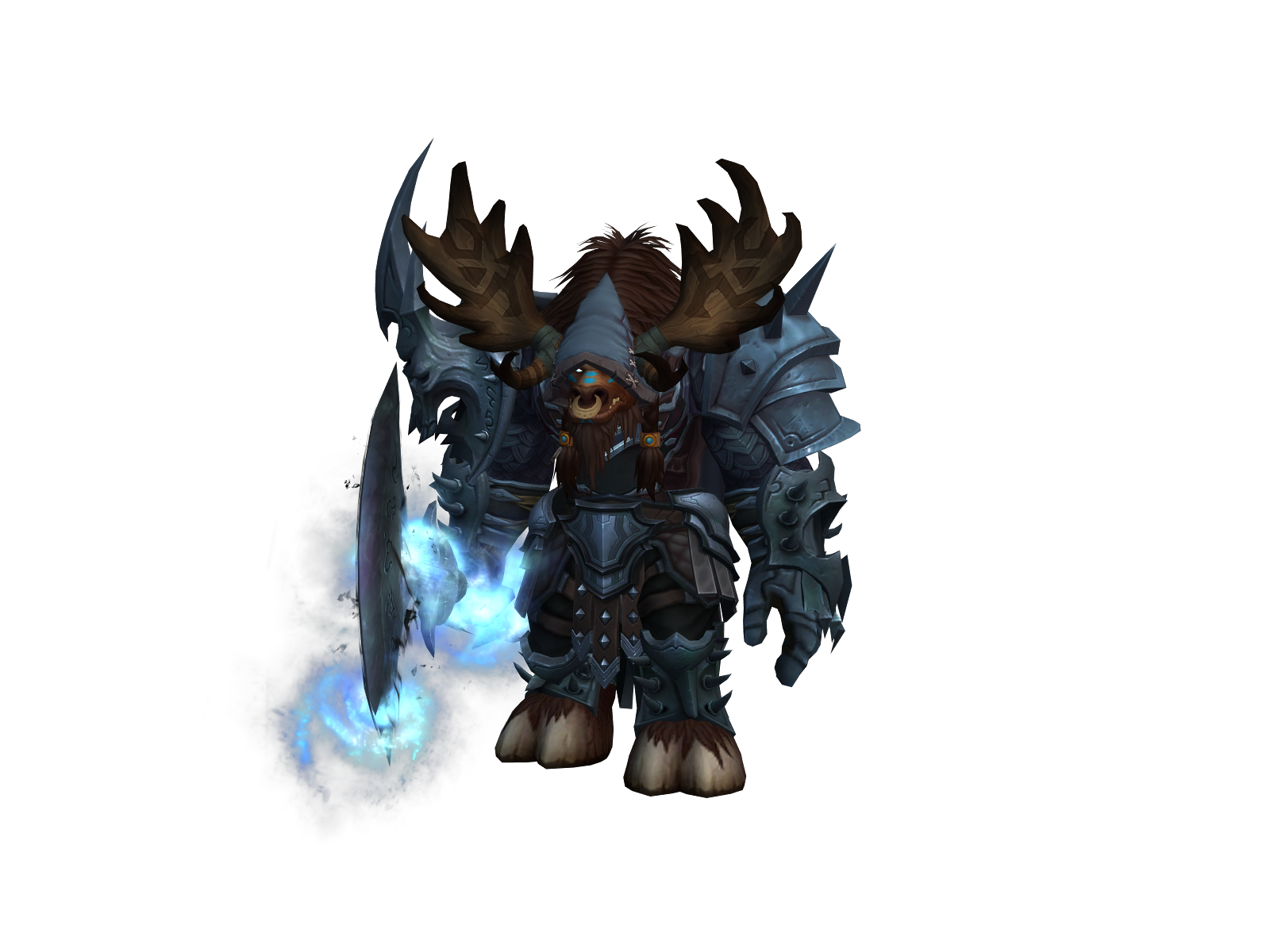 Plaguehorn 3D character render