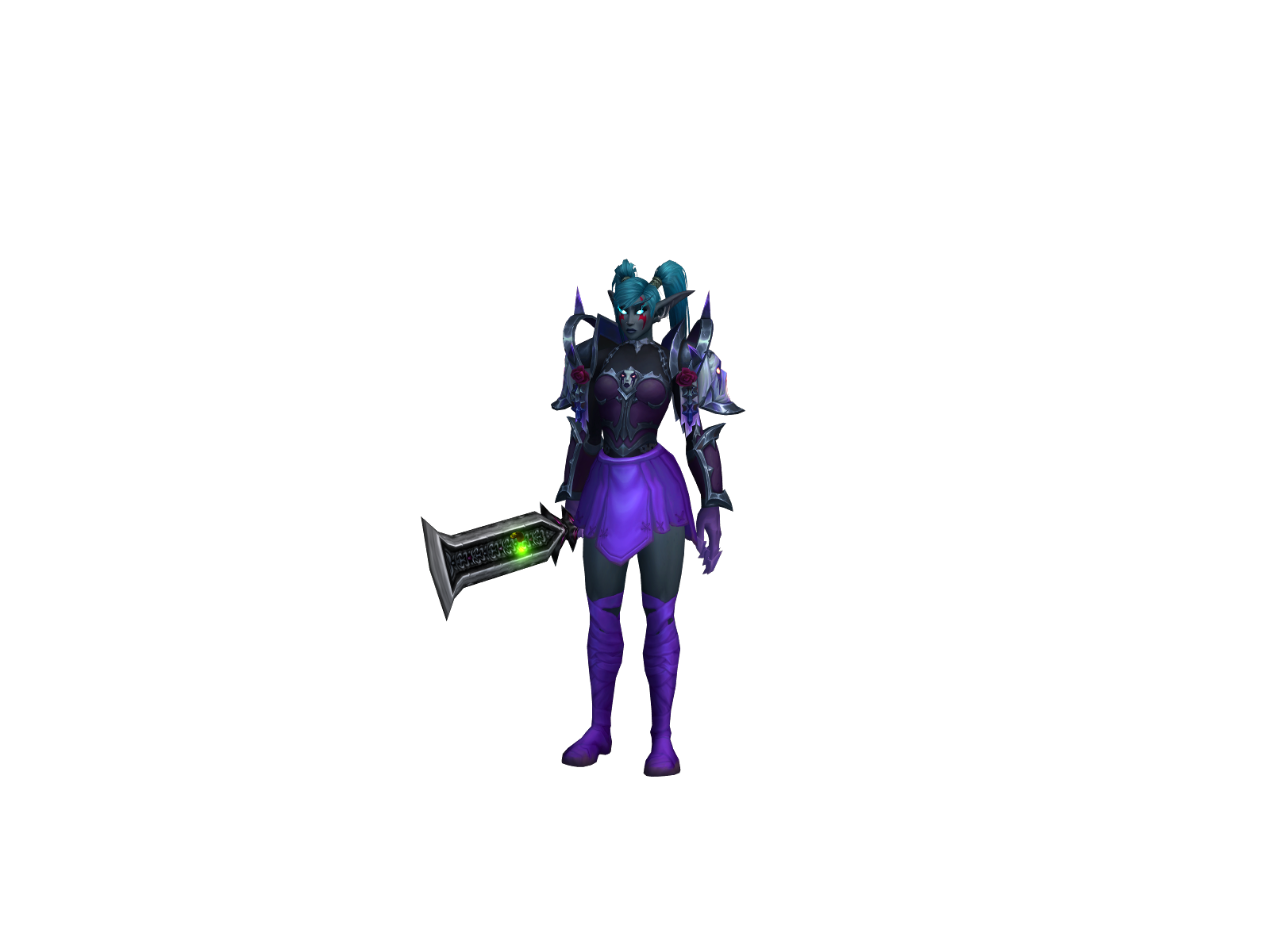 Luizjana 3D character render