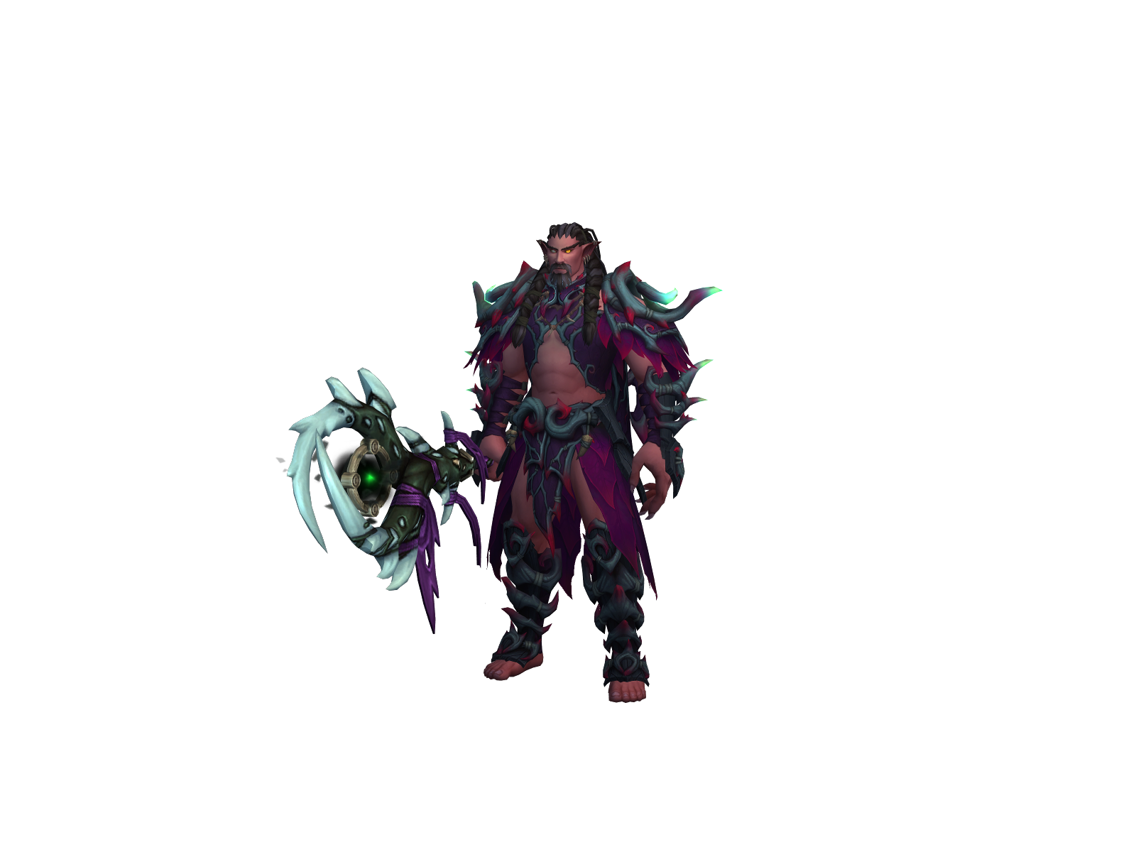 Harigehealer 3D character render