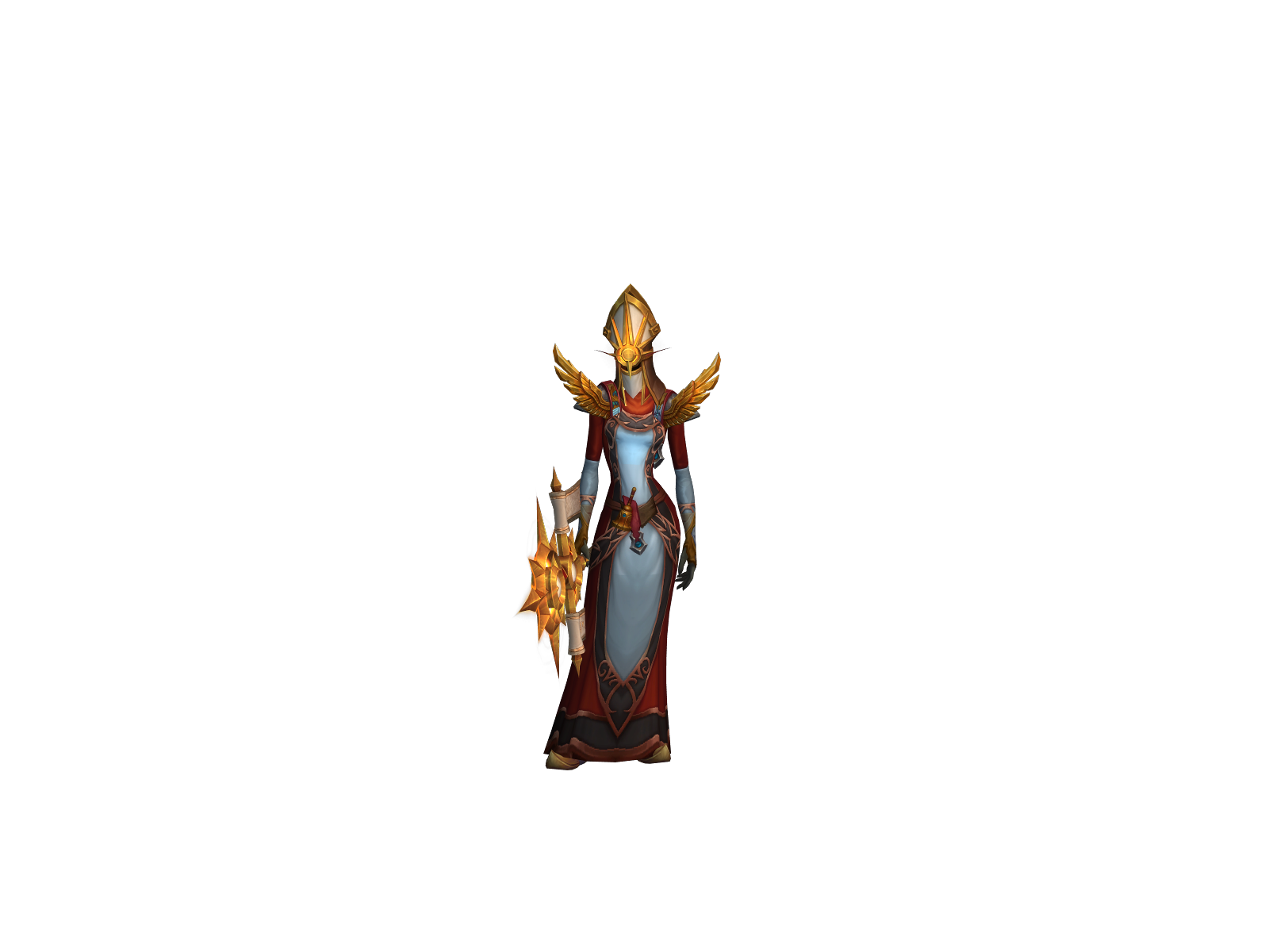 Broderpriest 3D character render