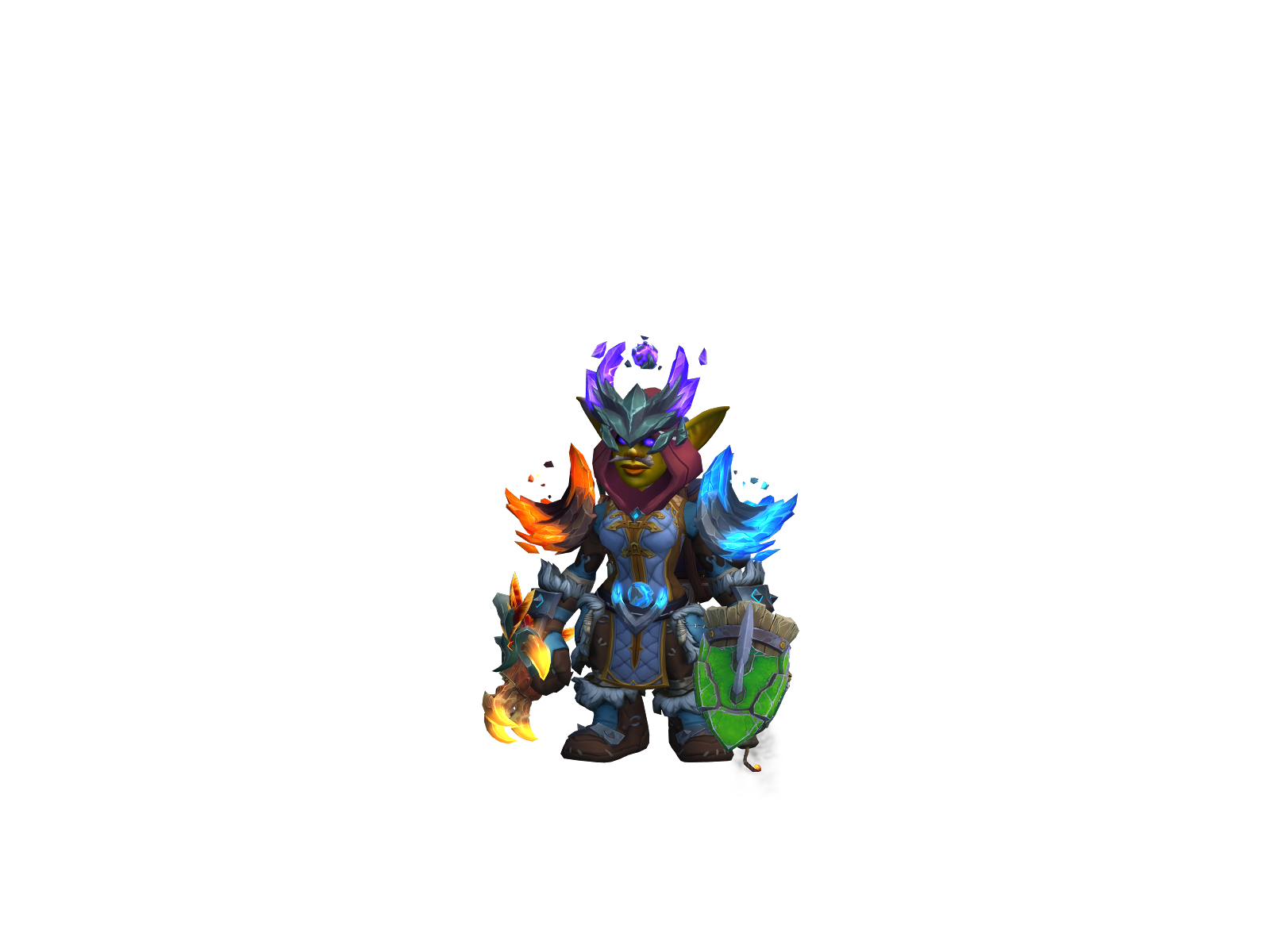 Humplord 3D character render
