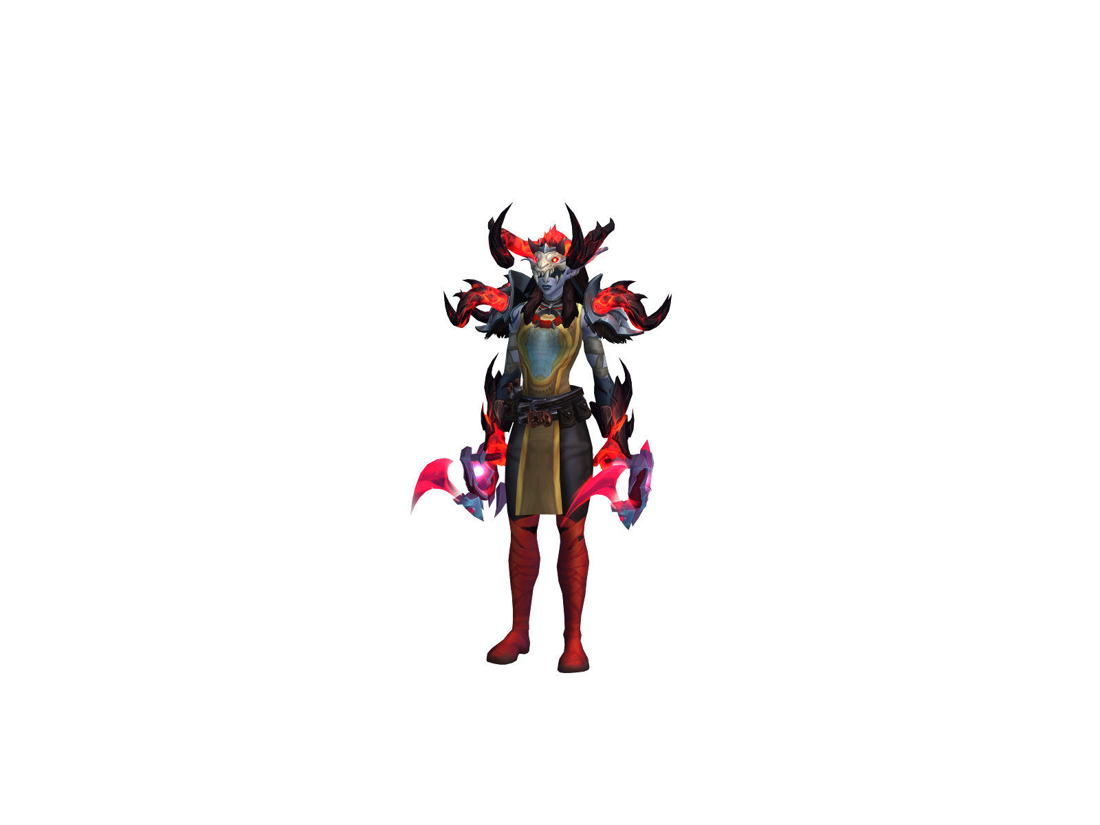Velnial 3D character render