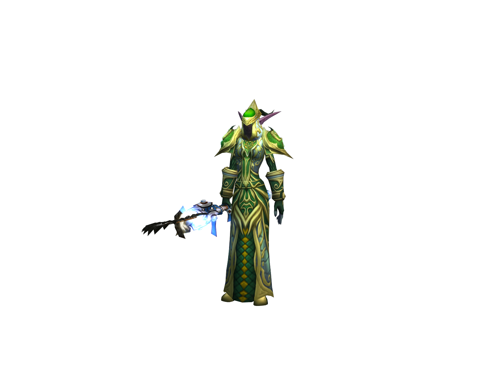 Nyû 3D character render
