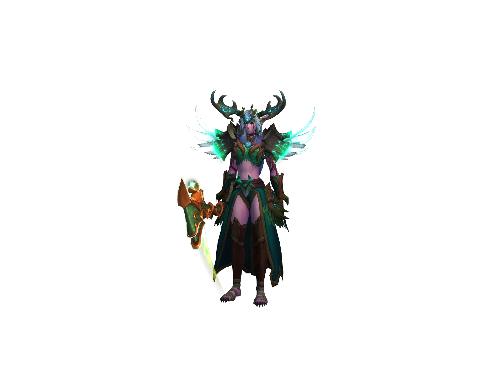 Iman 3D character render