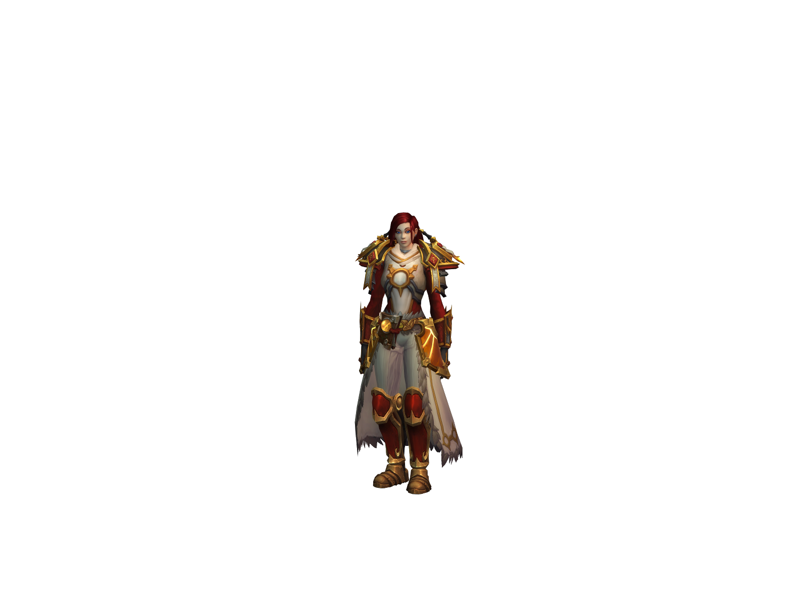 Emilyret 3D character render