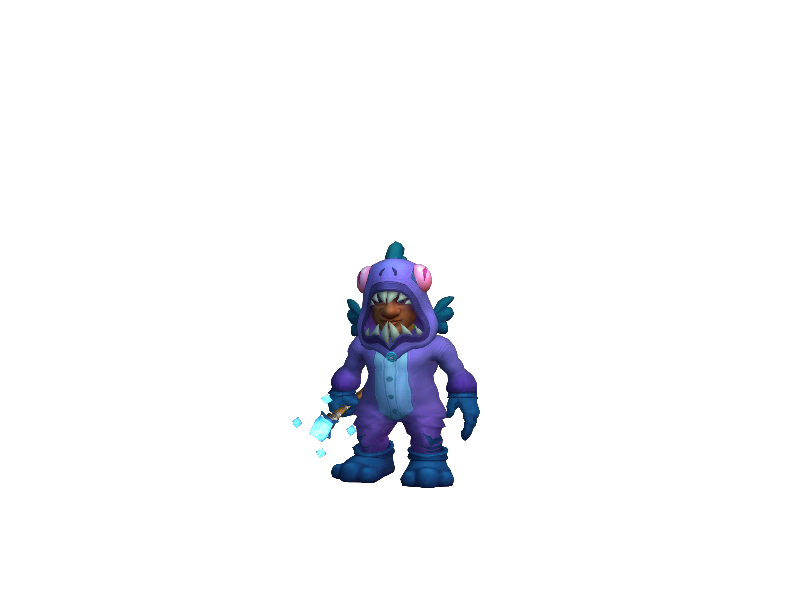 Çhoke 3D character render