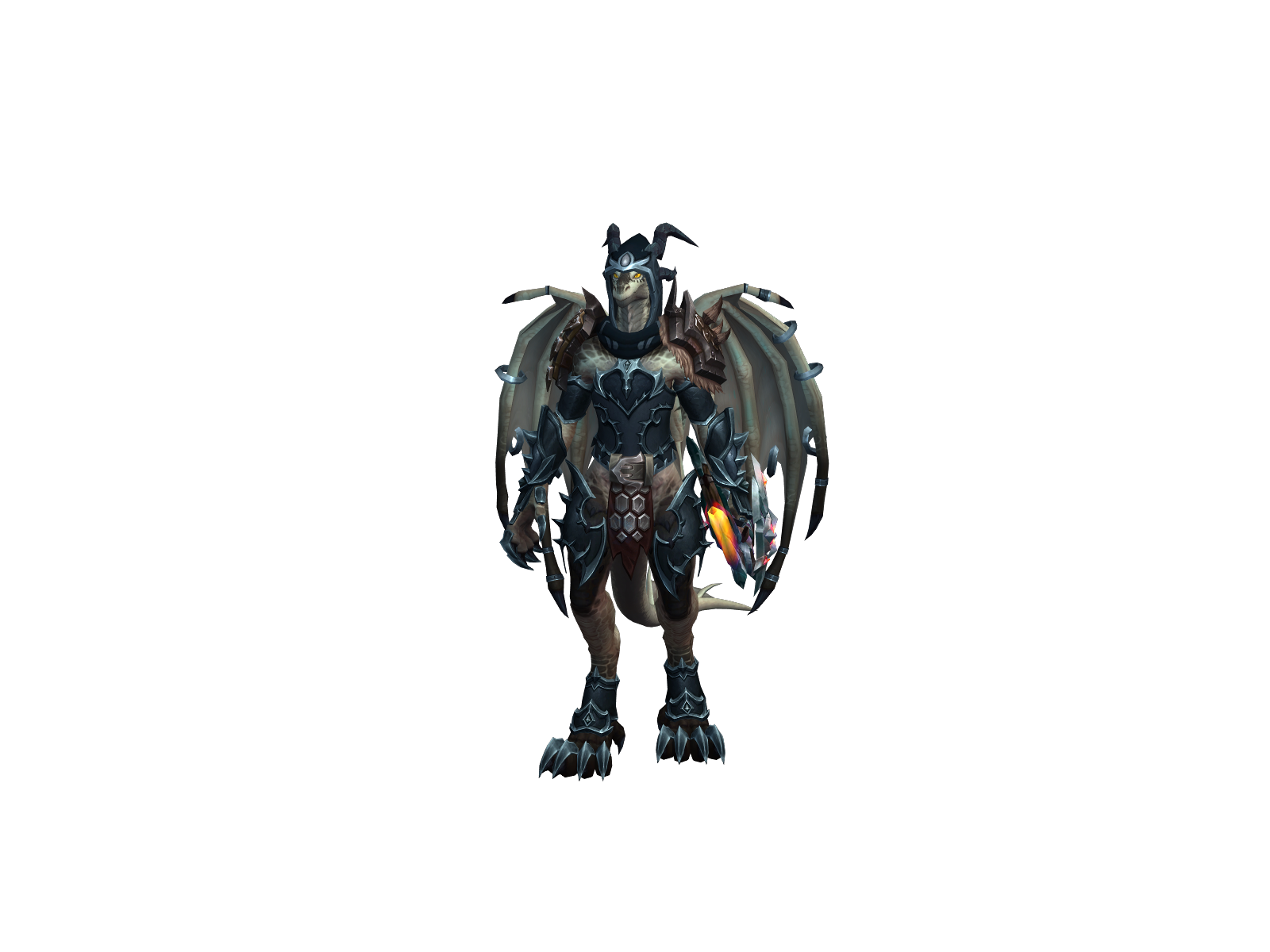 Amaskitty 3D character render