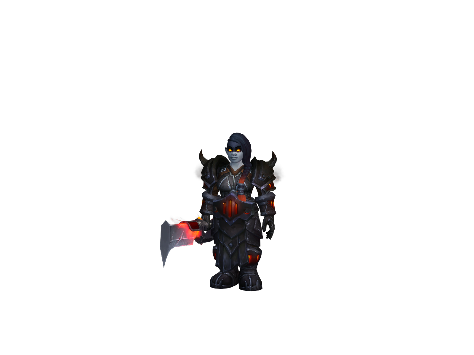 Berhildi 3D character render