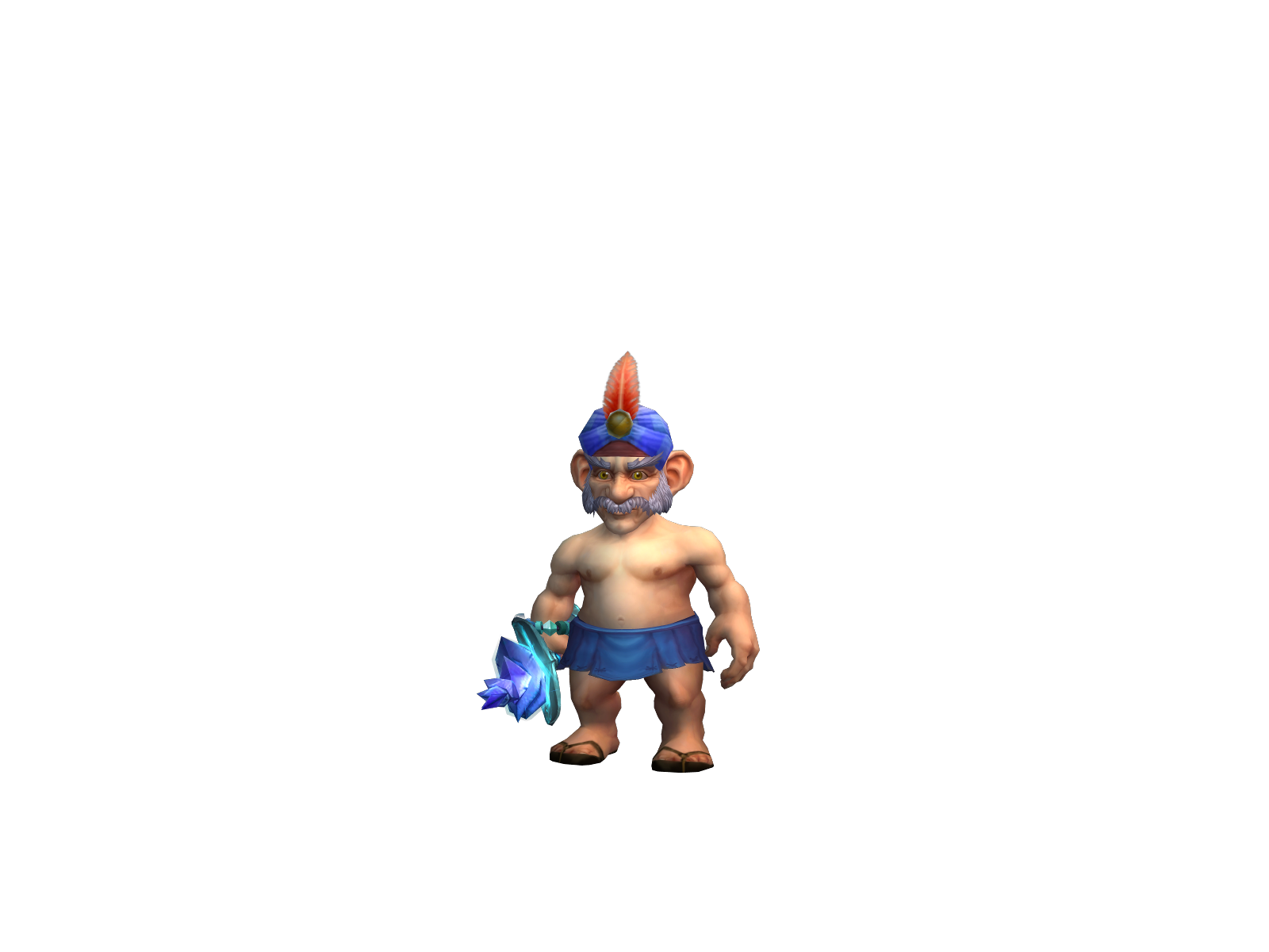 Lilmagicman 3D character render