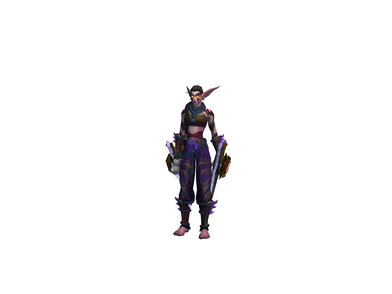 Karatetejp 3D character render