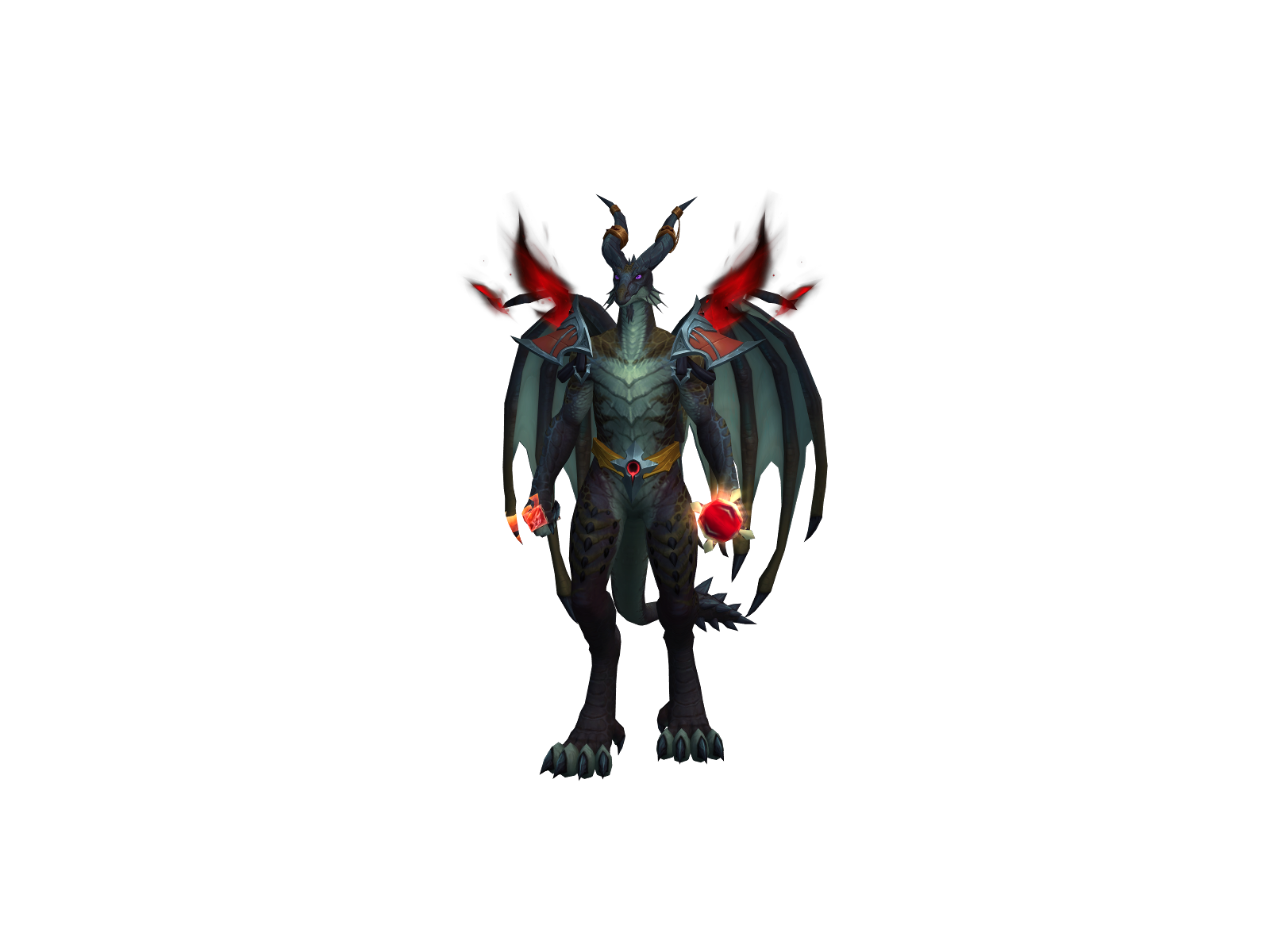 Crucianda 3D character render