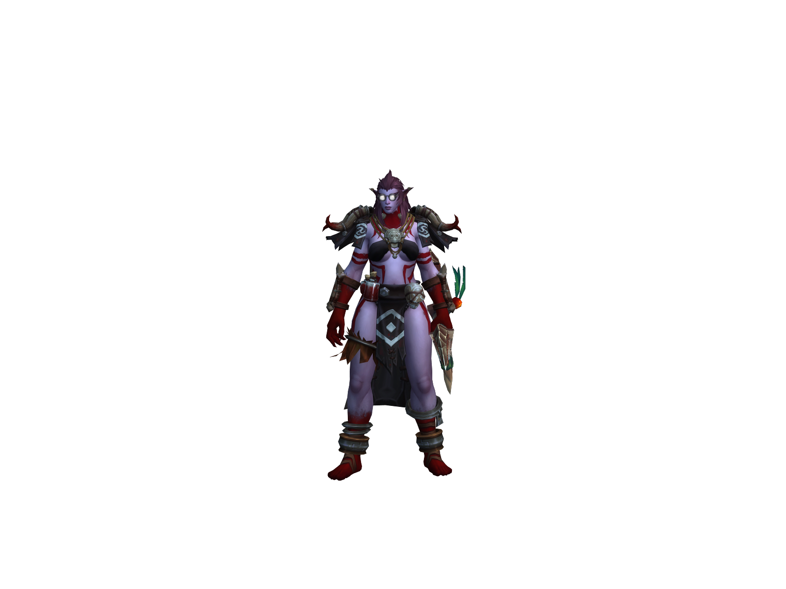 Nígru 3D character render