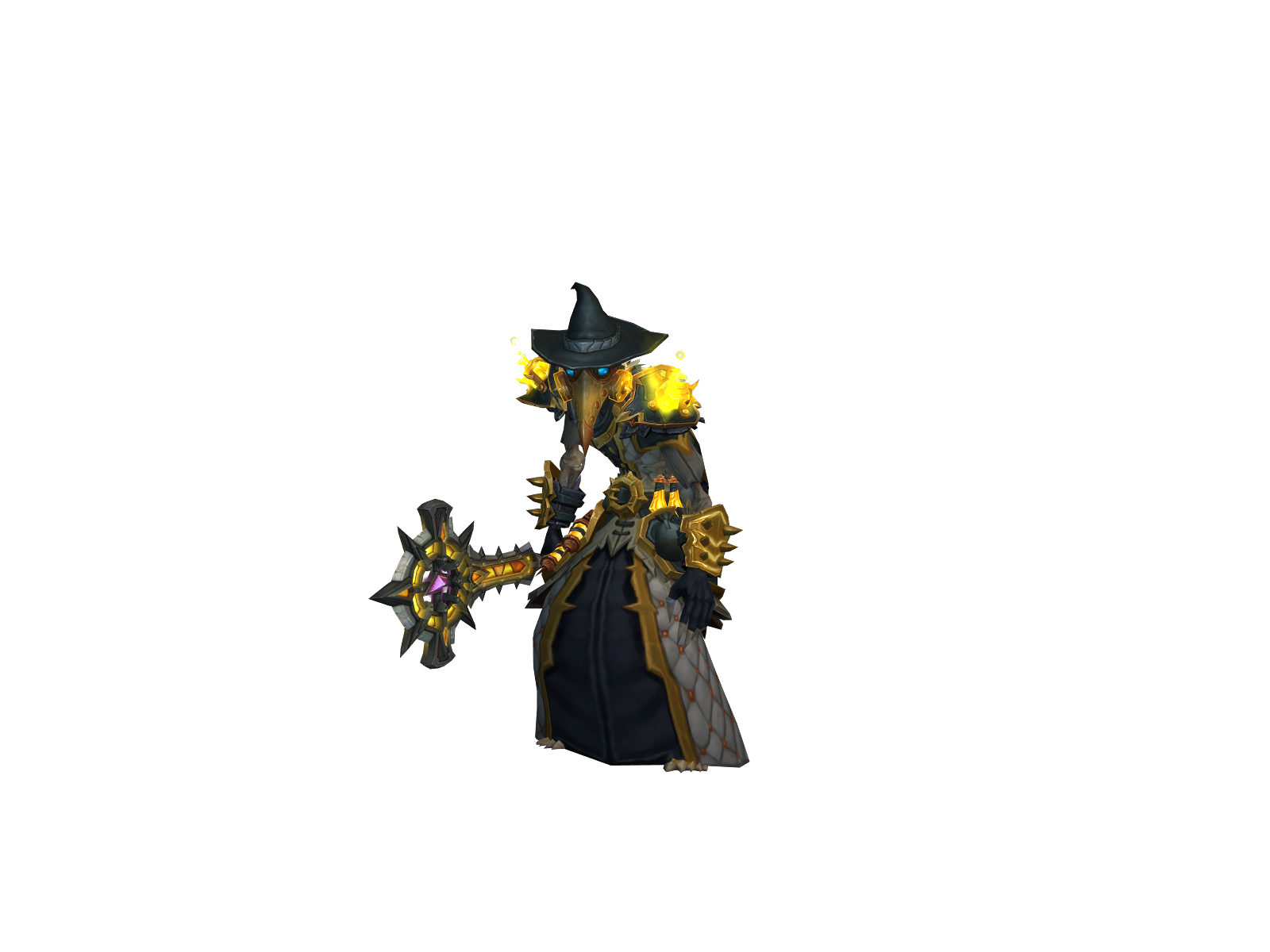 Actionpriest 3D character render
