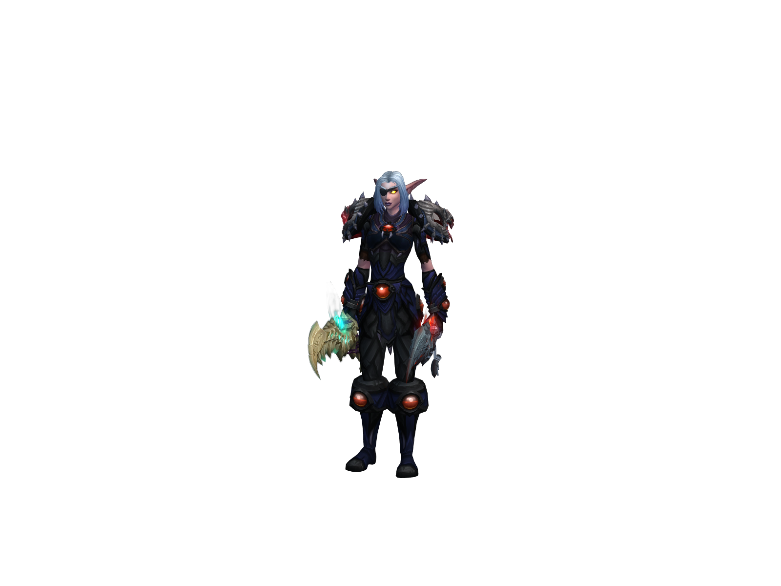 Nyril 3D character render