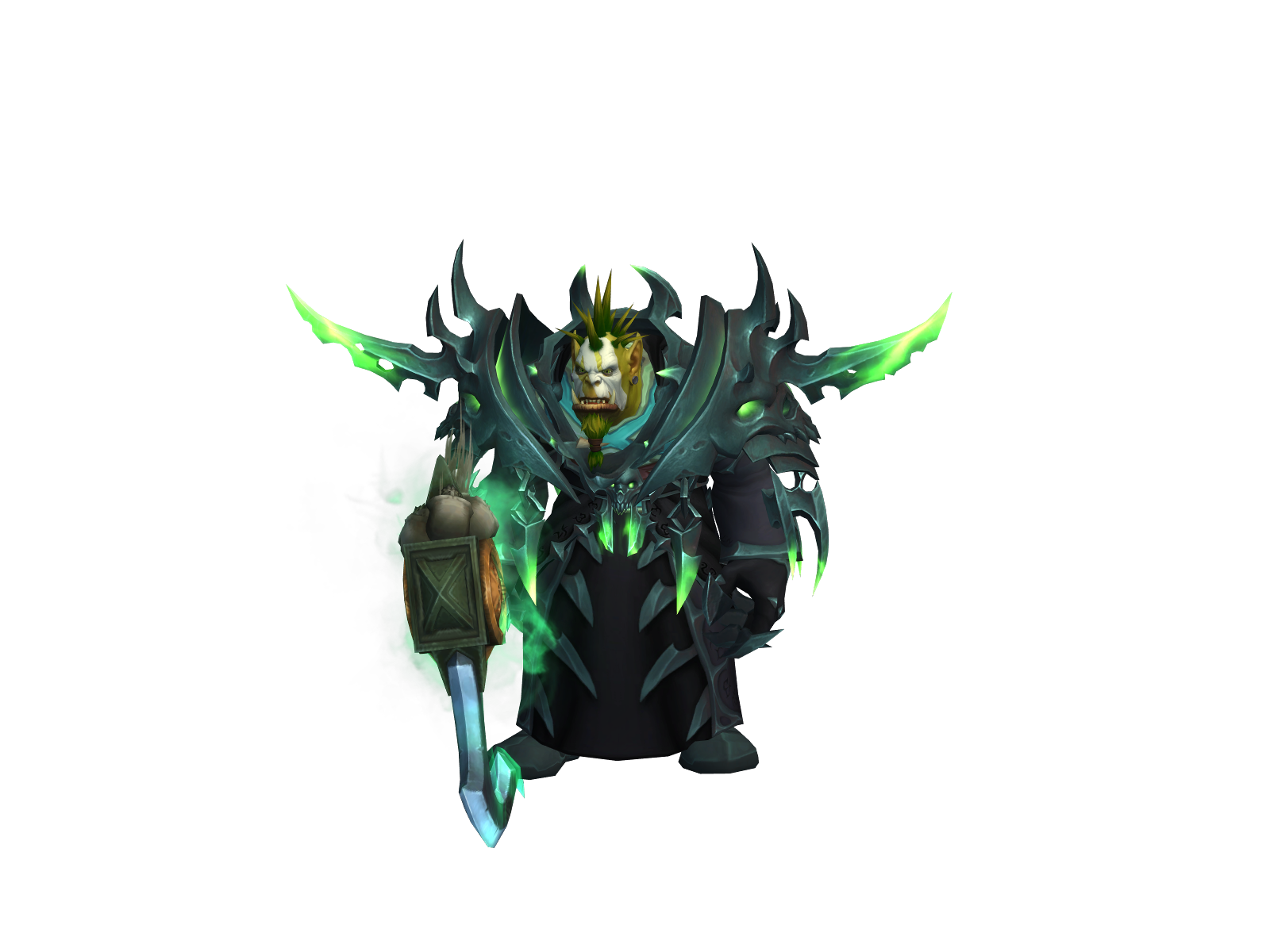 Goodebening 3D character render