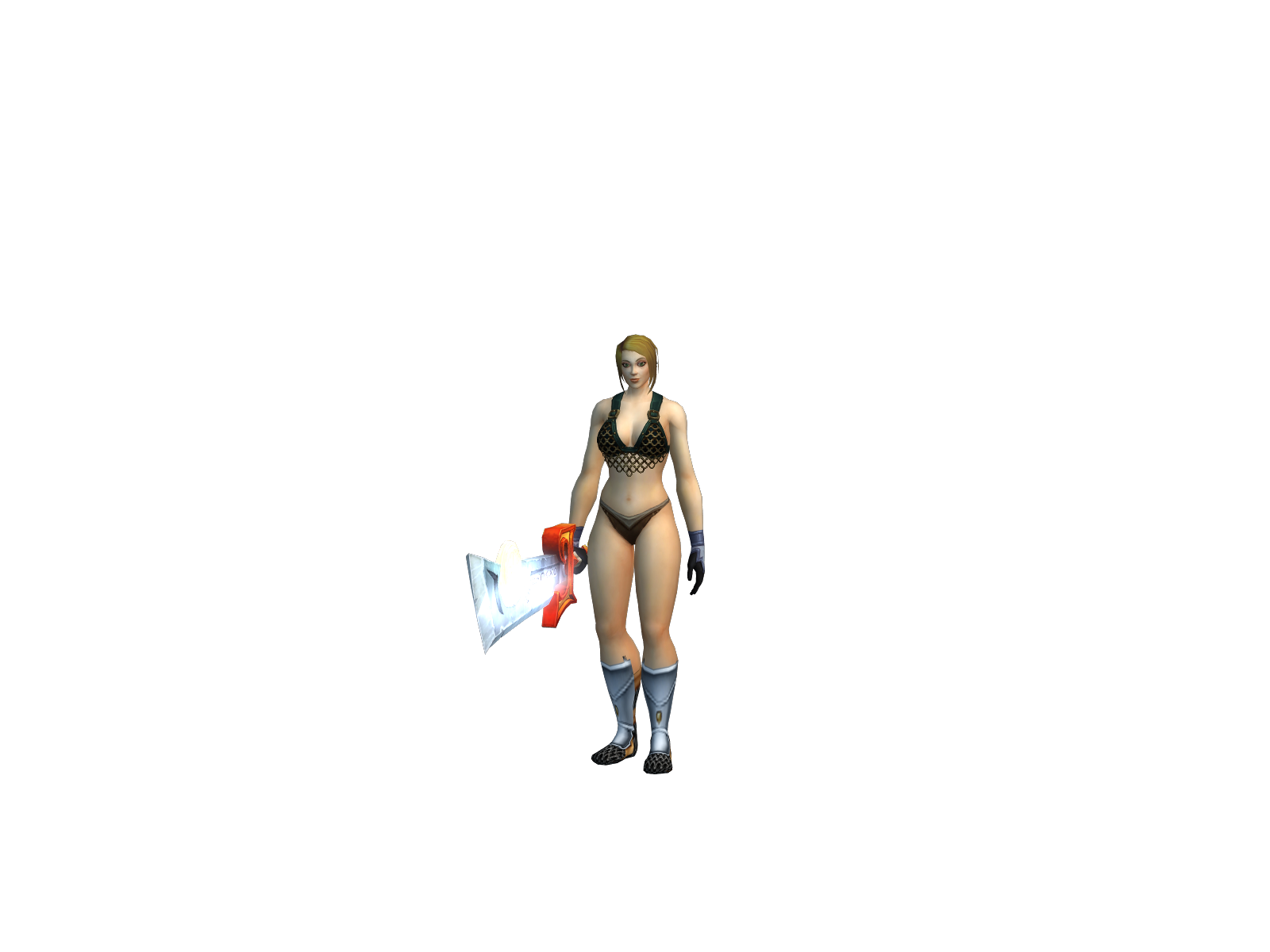 Trinitye 3D character render