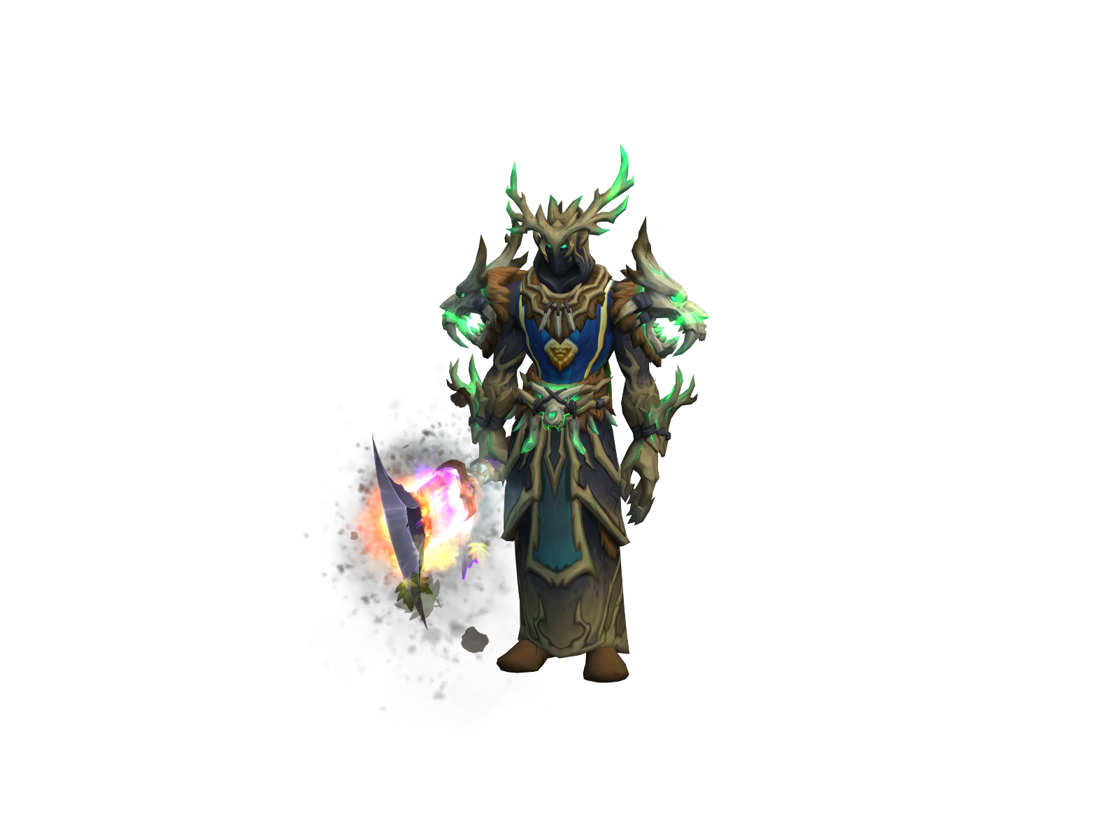 Mudru 3D character render