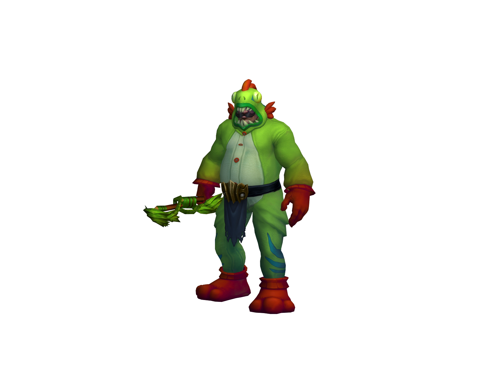 Langos 3D character render