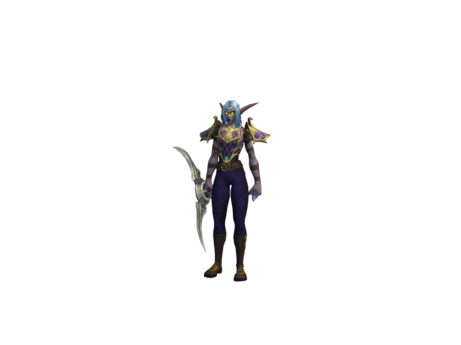 Azraél 3D character render
