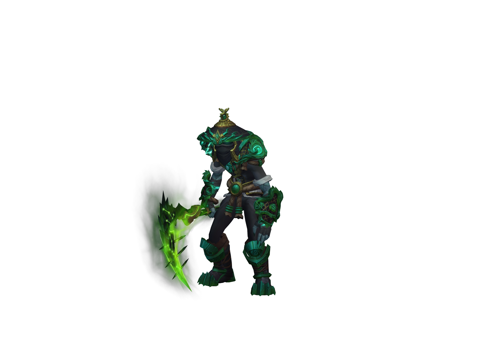 Ахэ 3D character render