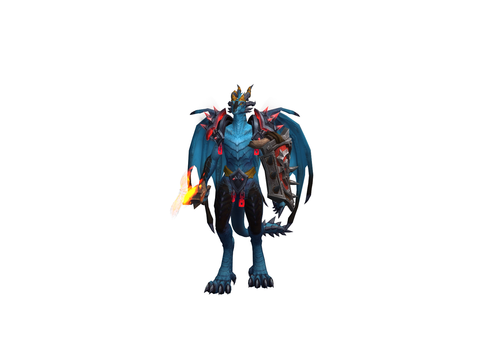 Воиндракон 3D character render