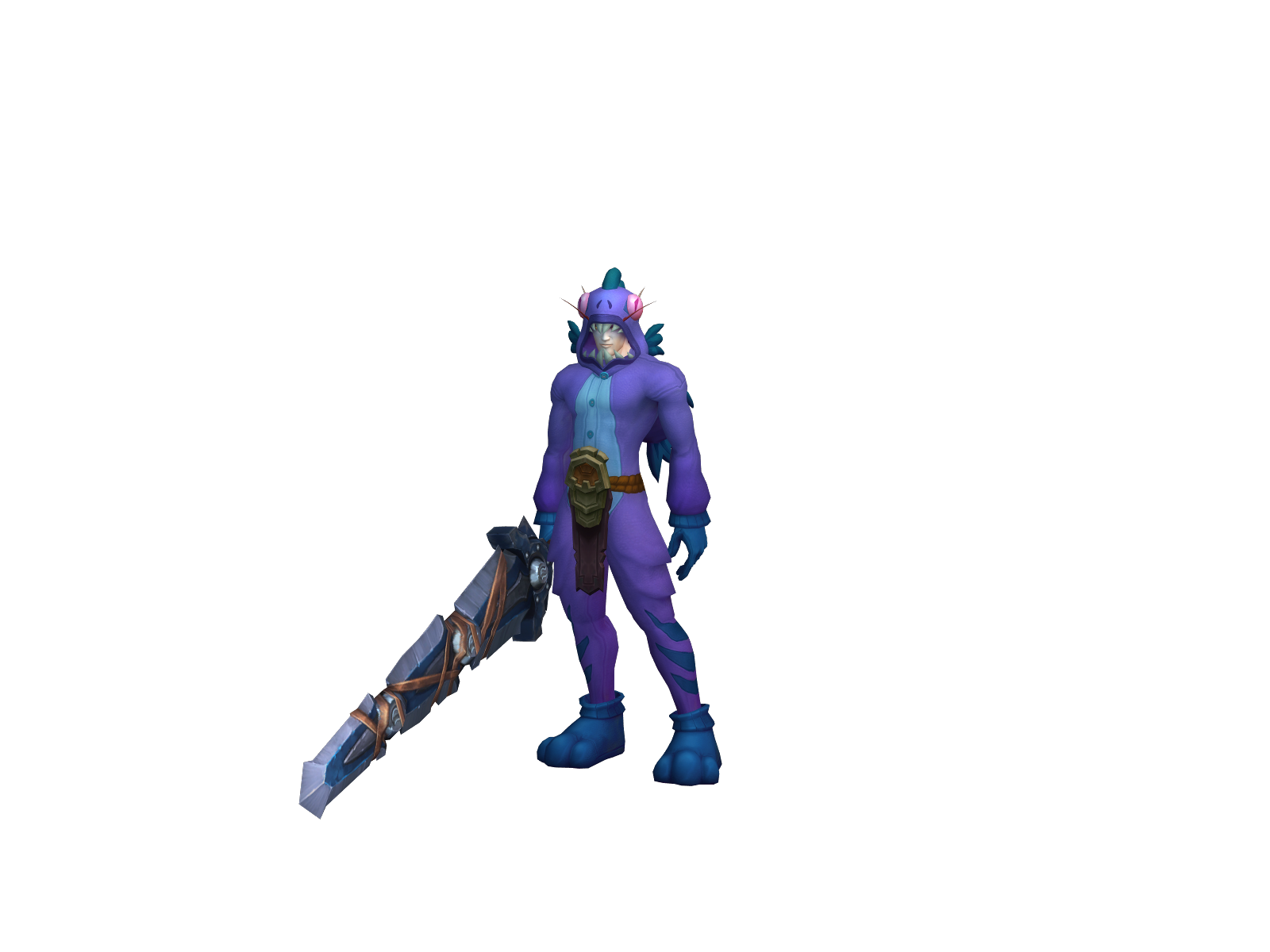 Рики 3D character render