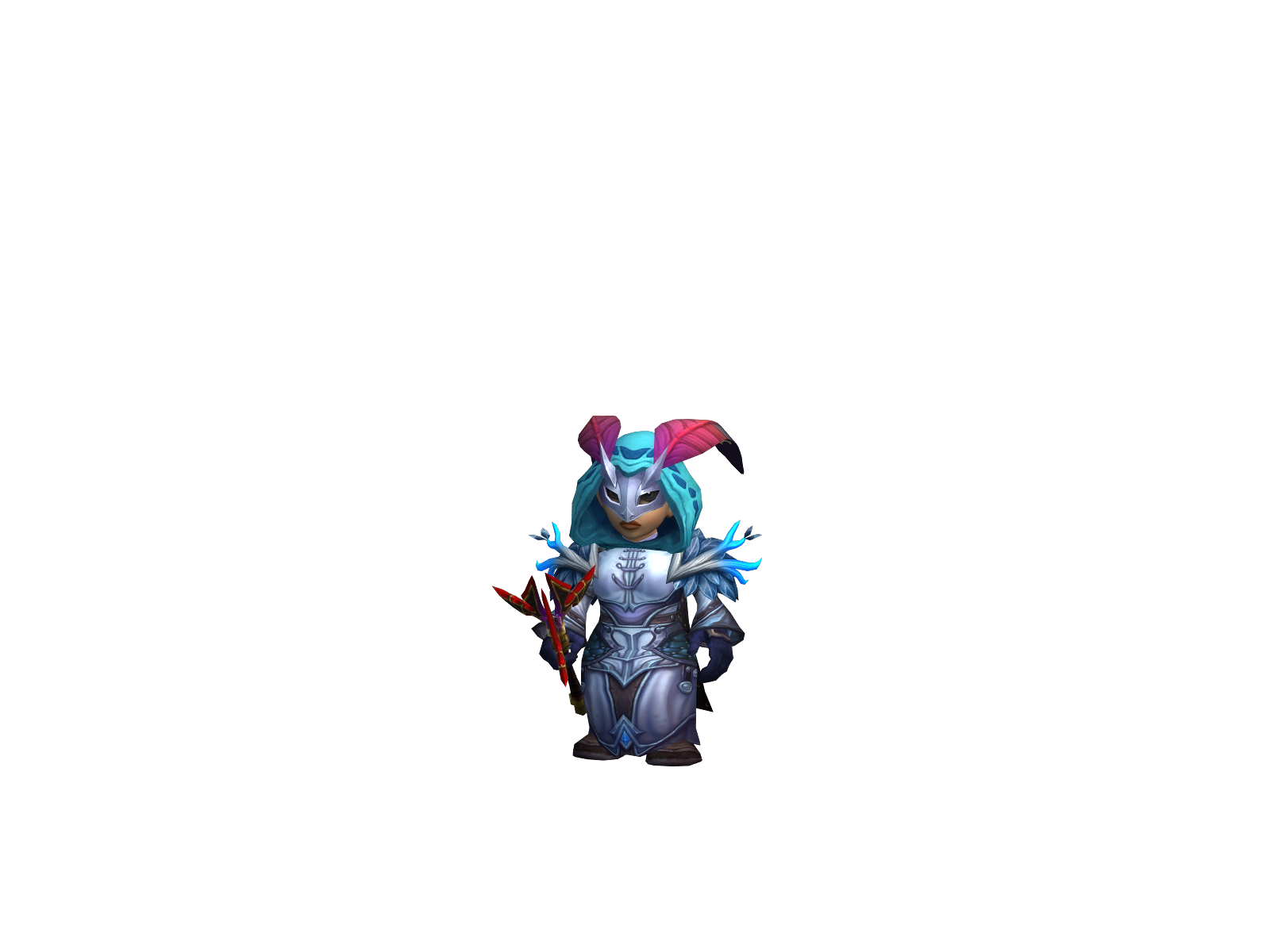 Праказа 3D character render