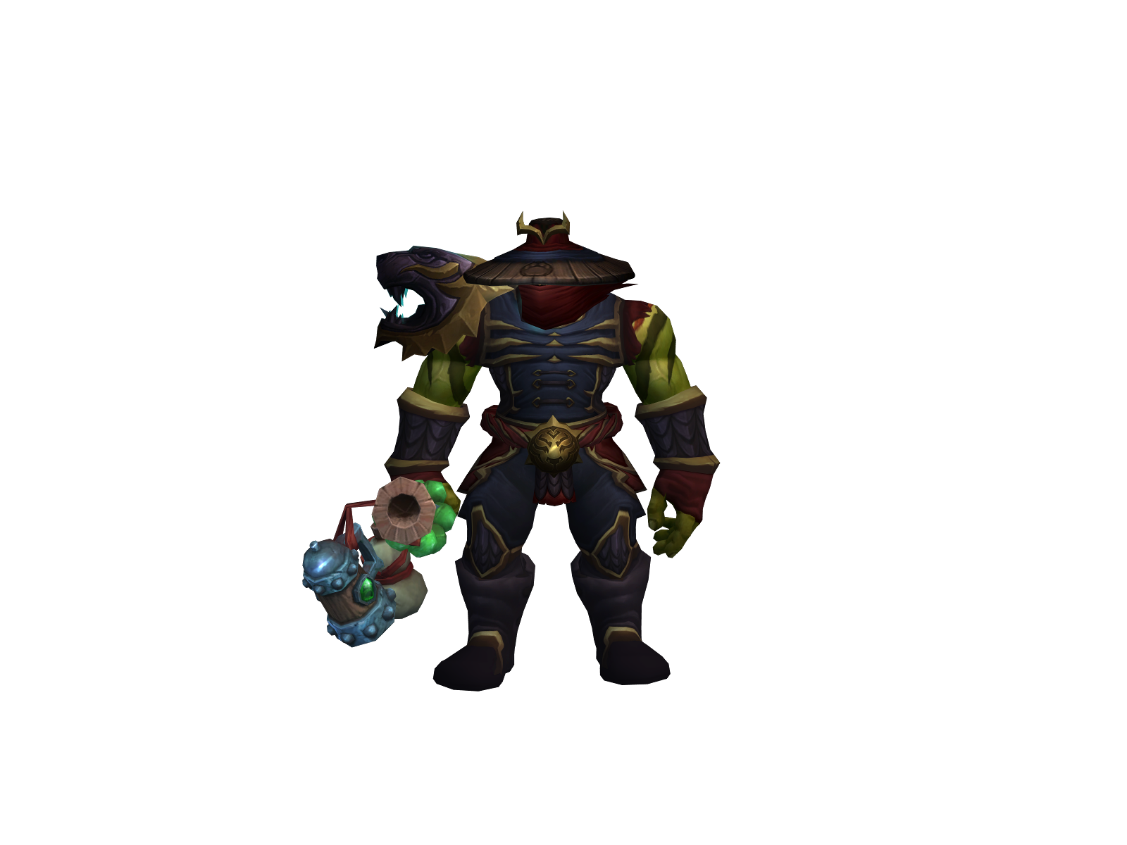 Чиканожка 3D character render