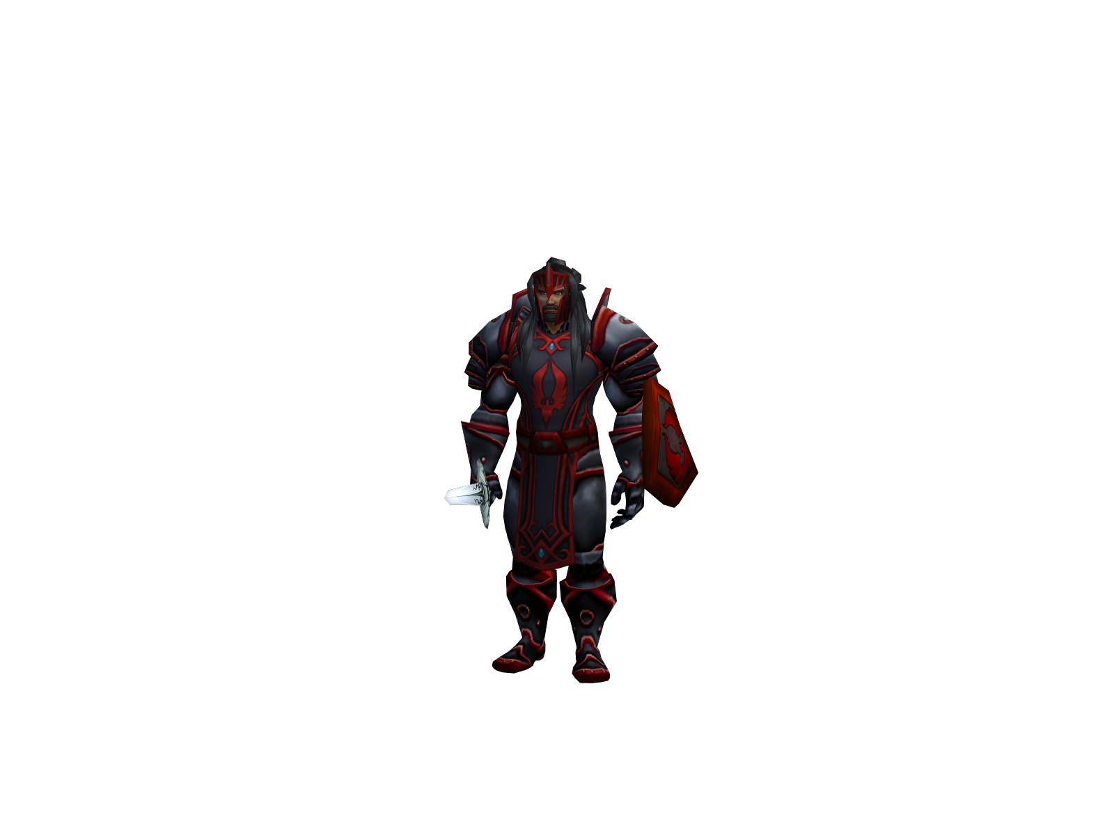 Монкром 3D character render