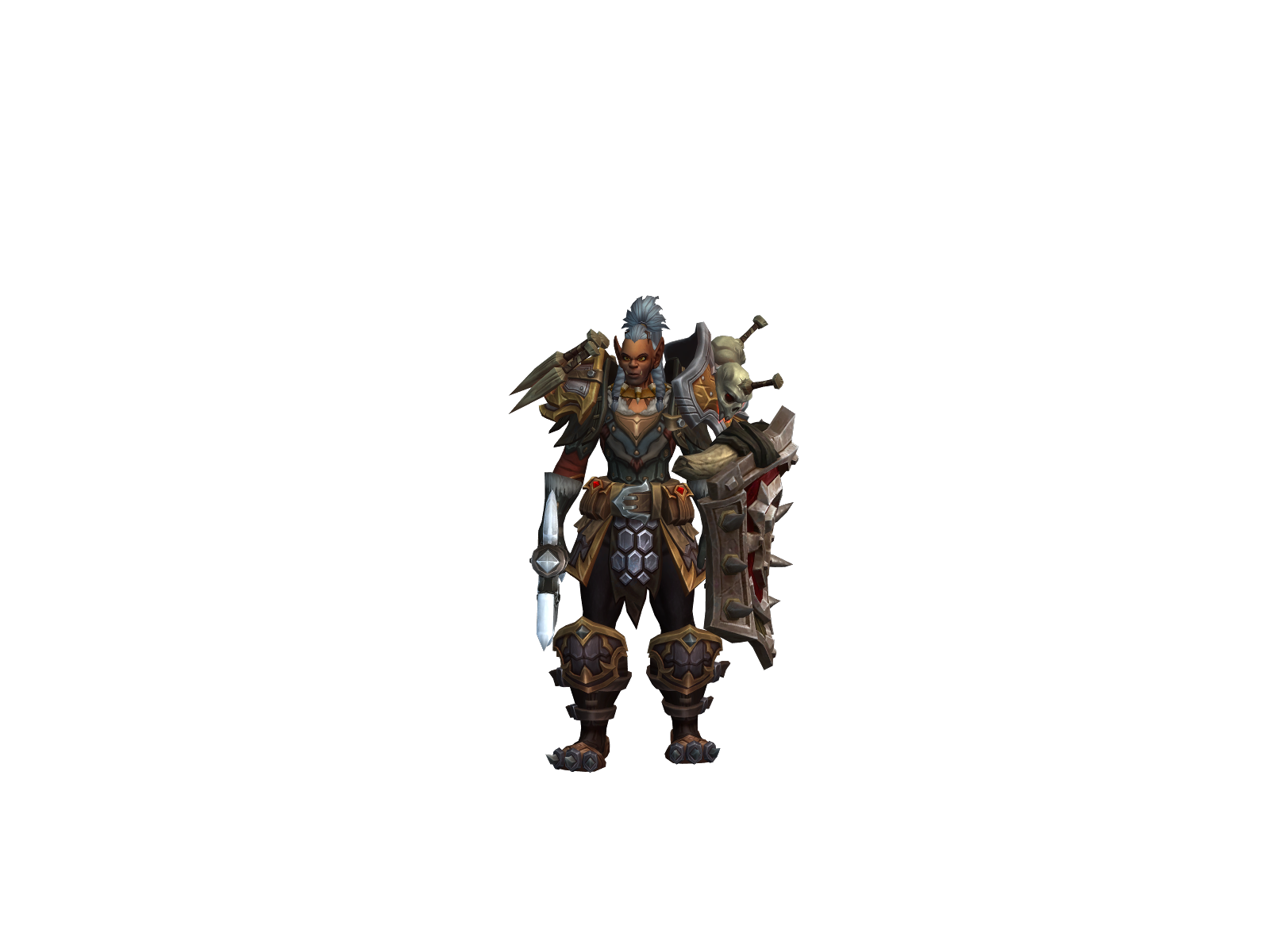 Дэрека 3D character render