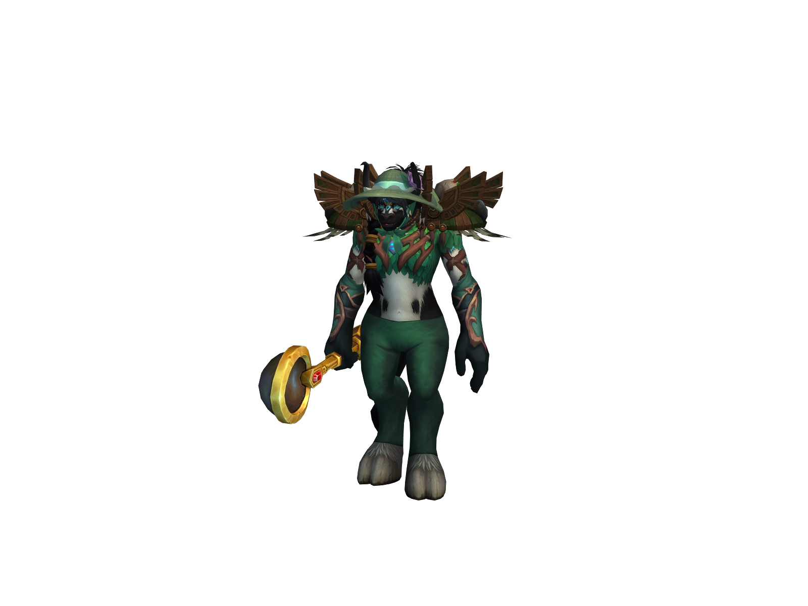 Глюконат 3D character render