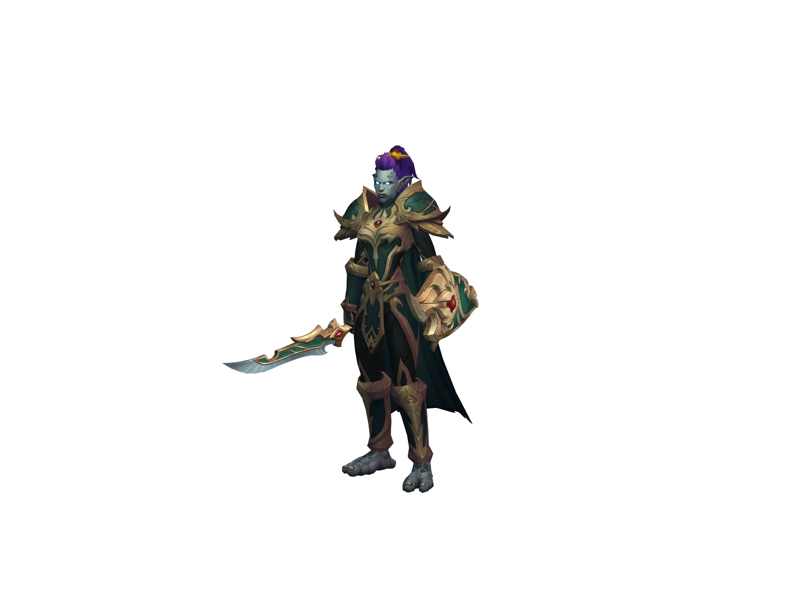 Колыбель 3D character render