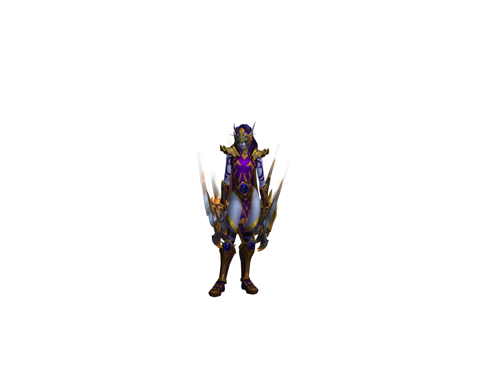 Ornate 3D character render