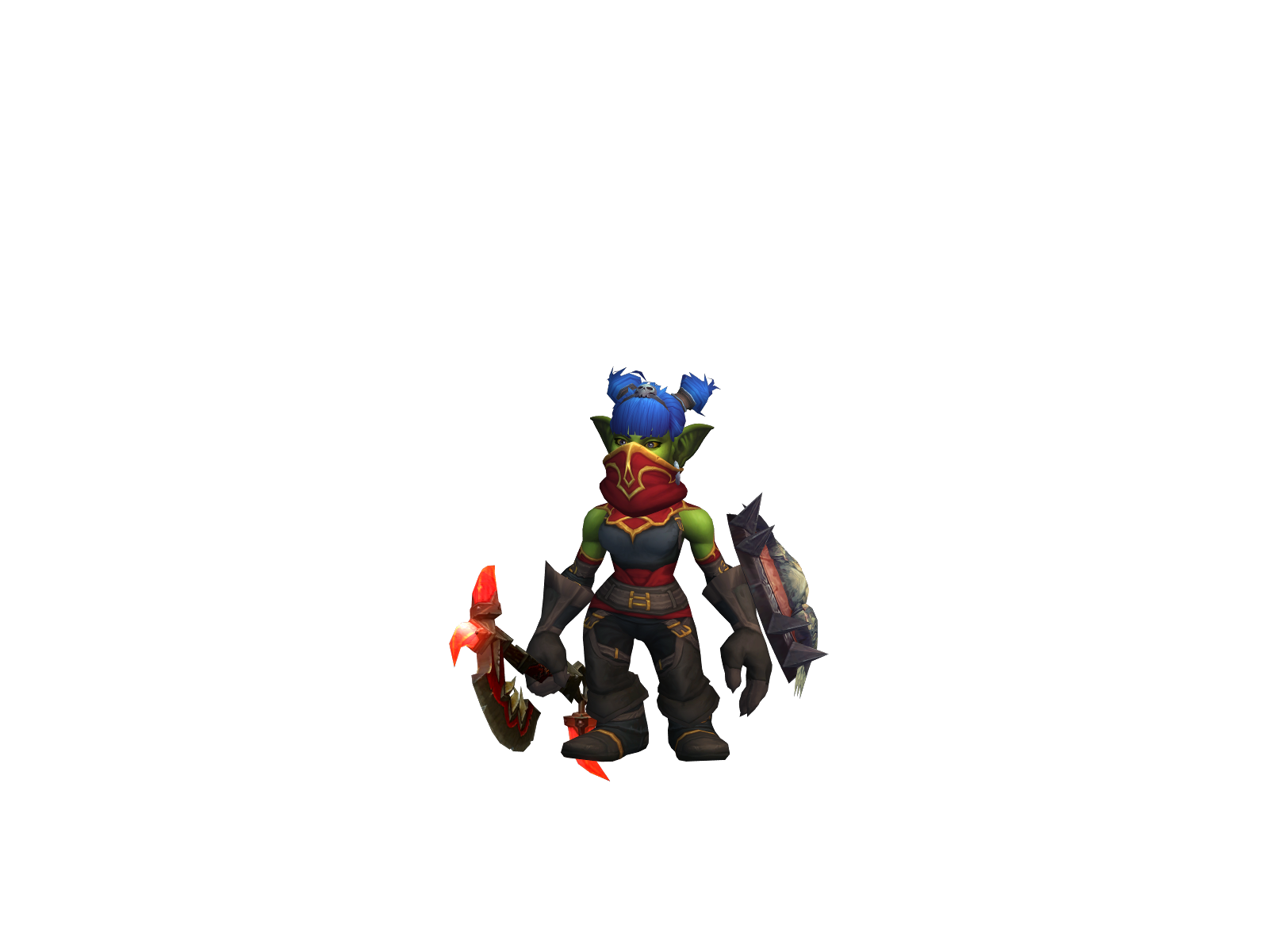 Supernoodle 3D character render