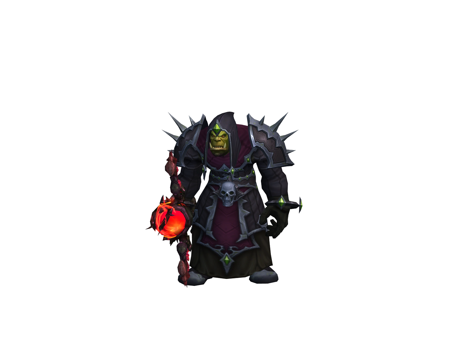 Orkrock 3D character render
