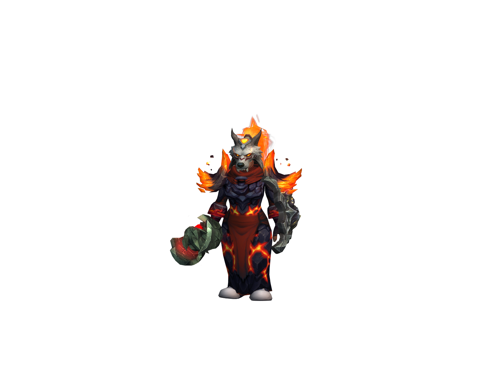 Lightnladden 3D character render
