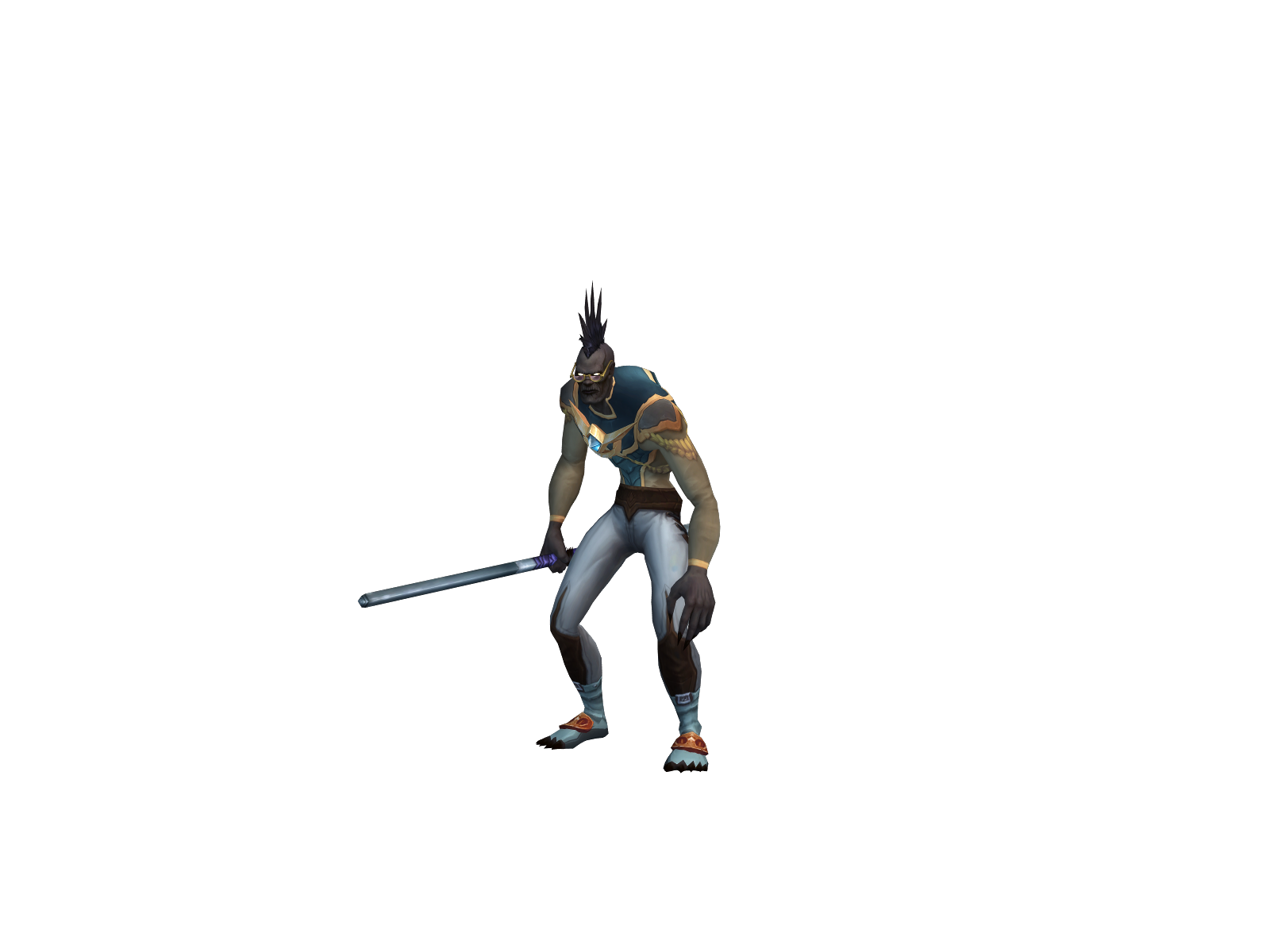 Gospod 3D character render