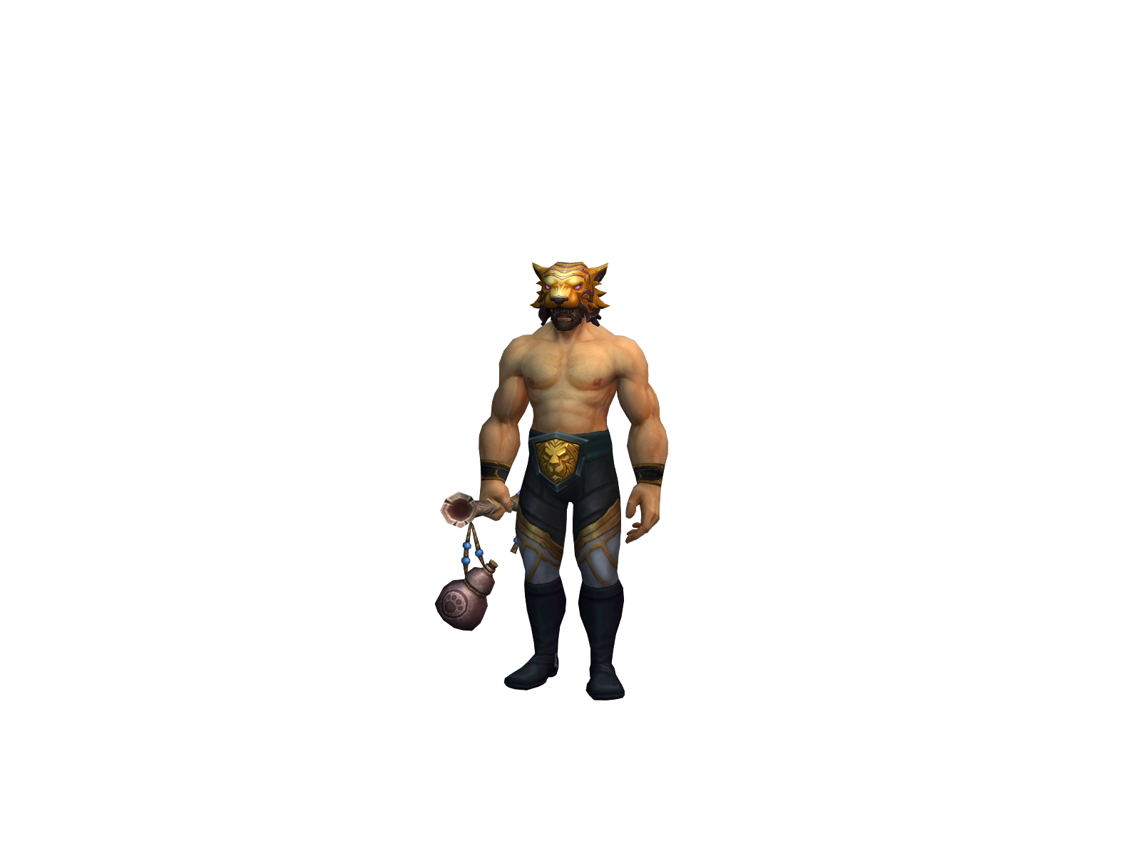 Tigermask 3D character render