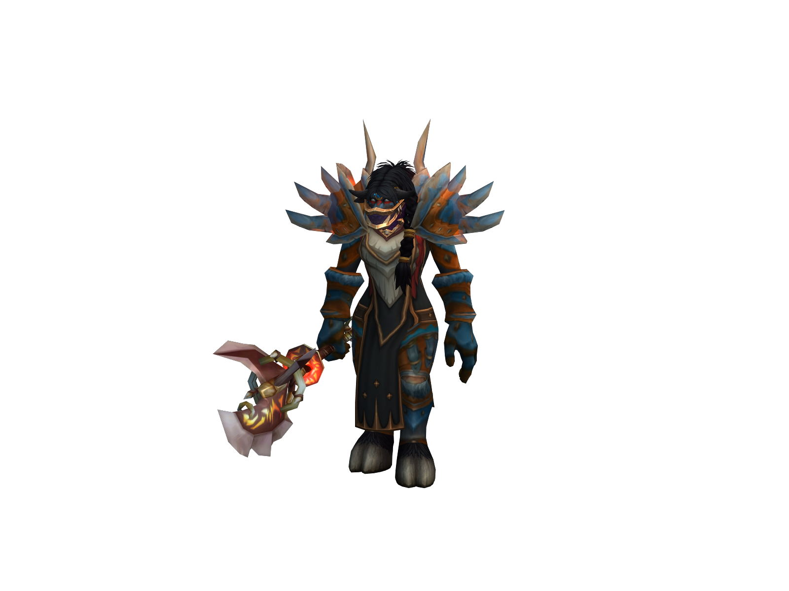Fiselukt 3D character render