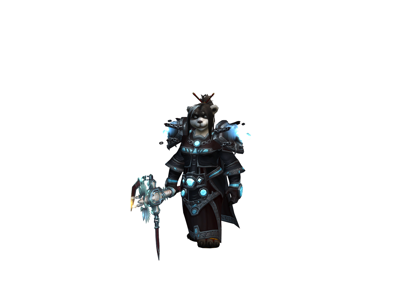 Myrrh 3D character render