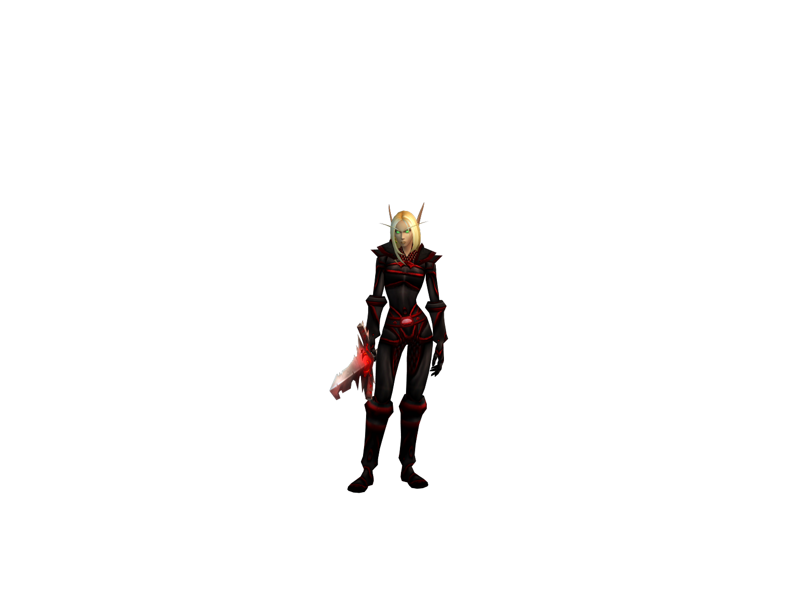Elvania 3D character render