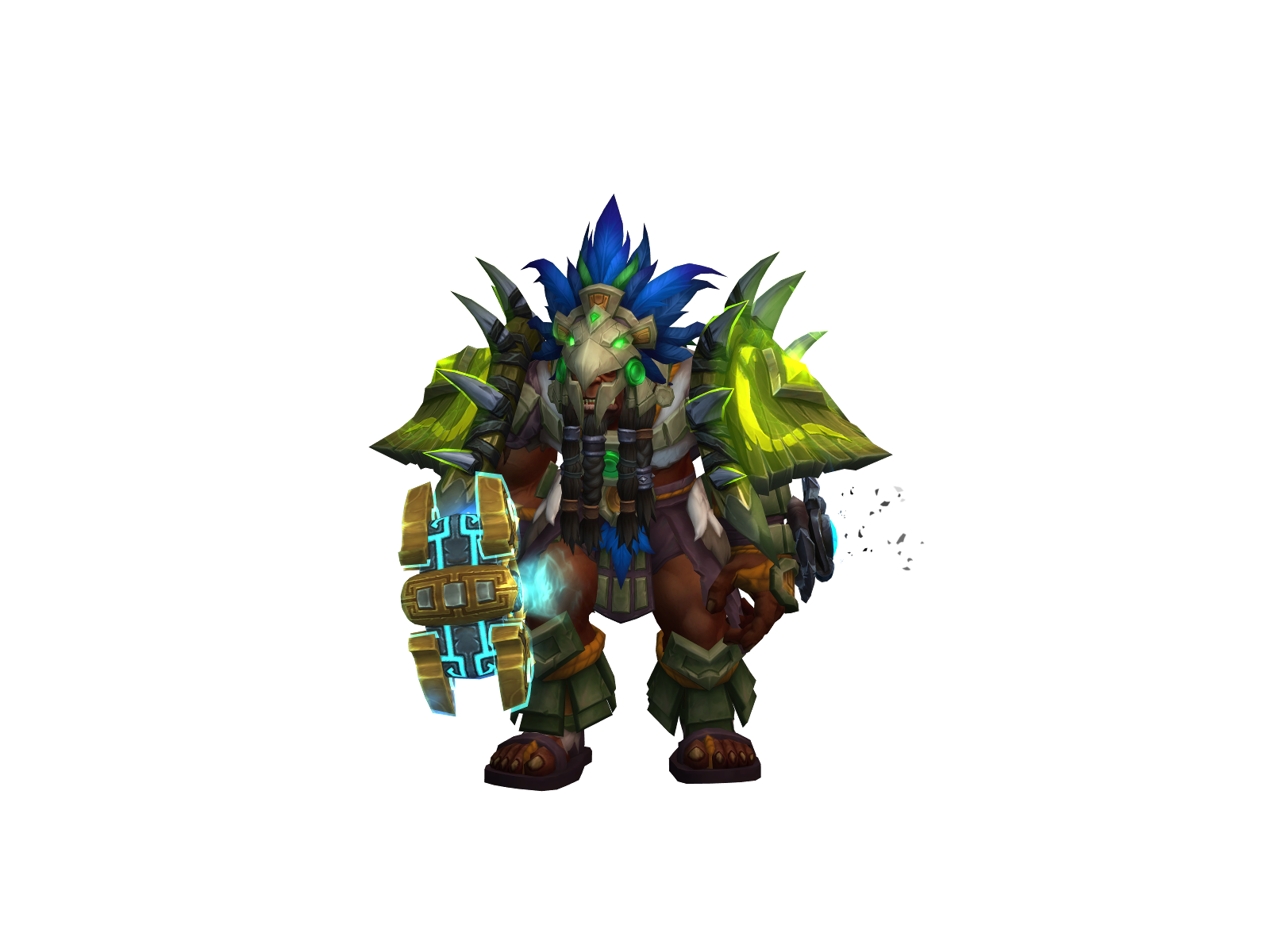Havregrynet 3D character render