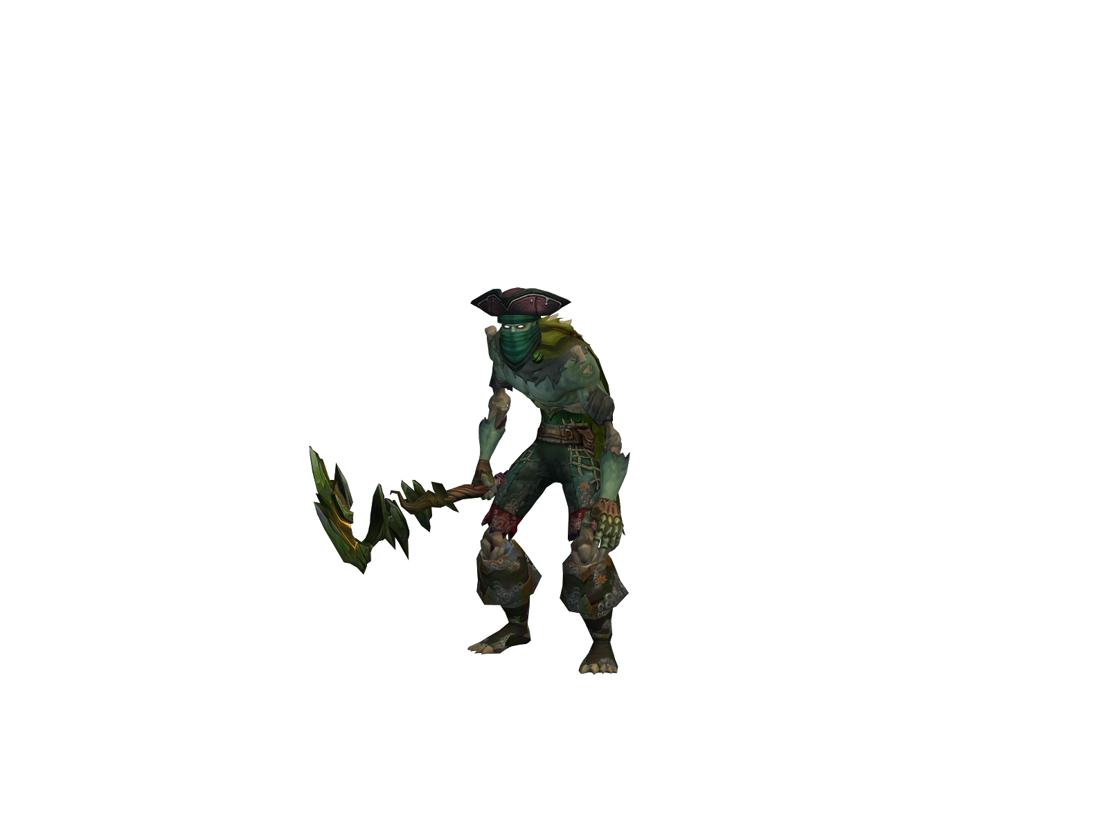 Scurvy 3D character render