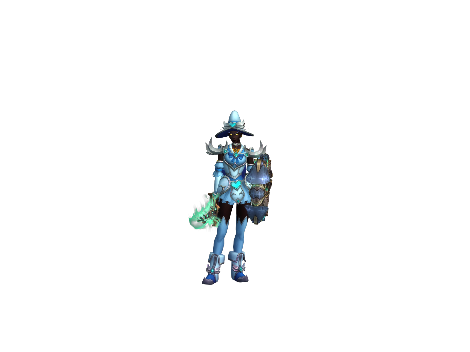 Aralier 3D character render