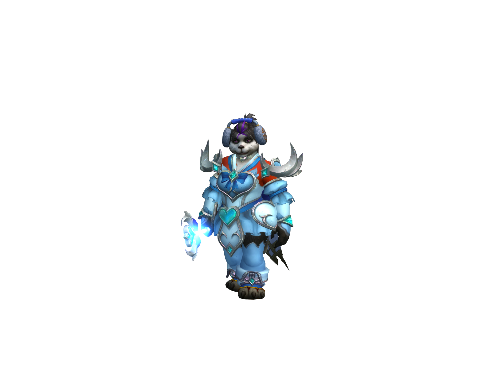 Pandapewpew 3D character render